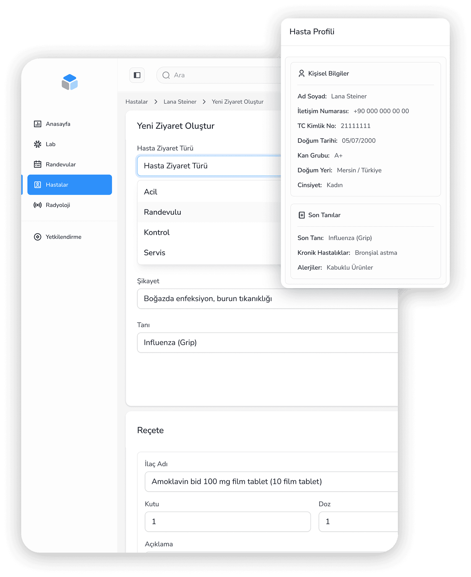 MedConnect HBYS Platformu Vision