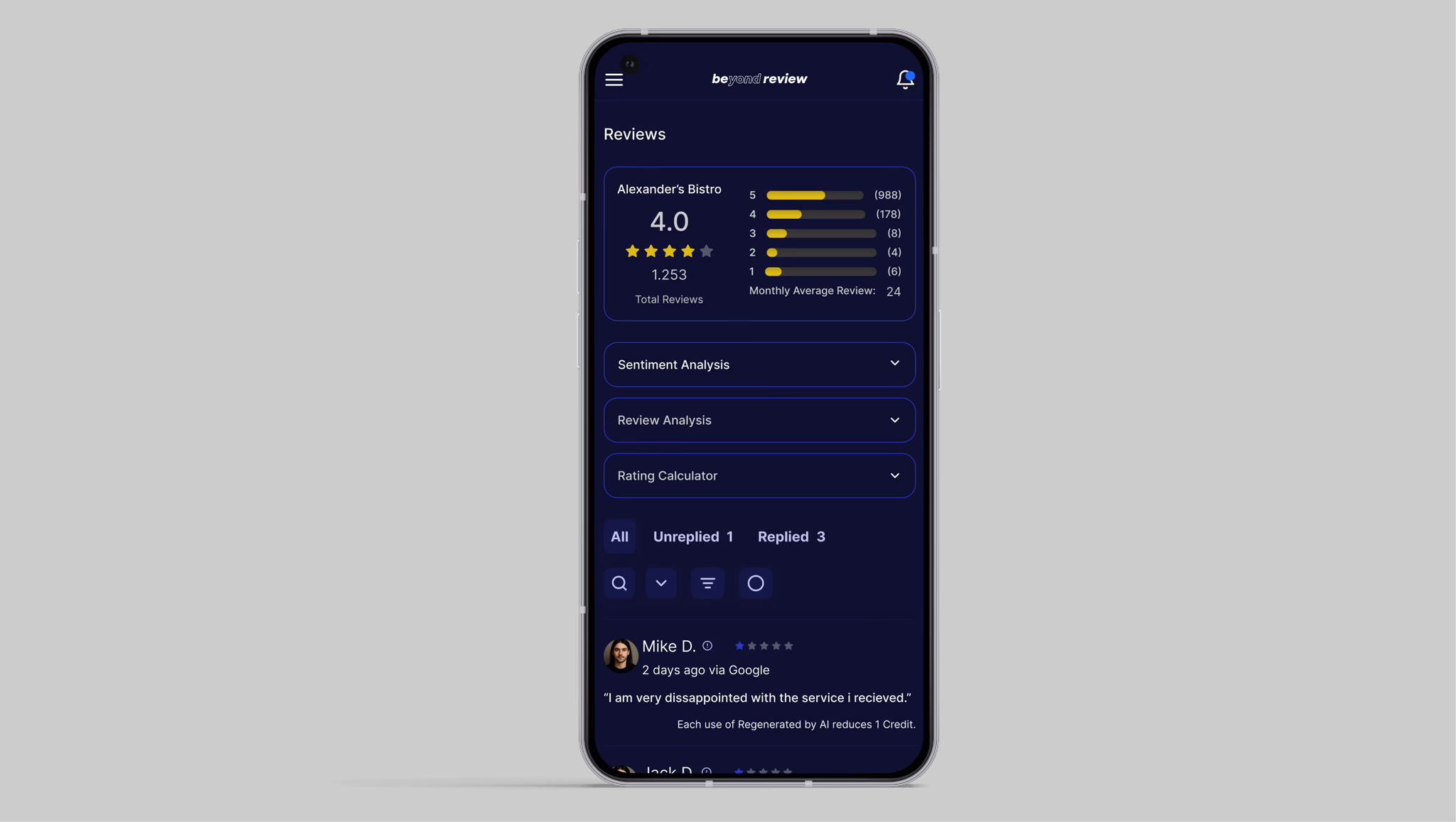 Beyond Review — AI Review Management Vision
