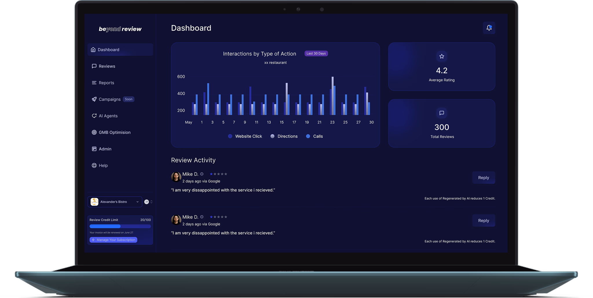 Beyond Review Screenshot 1