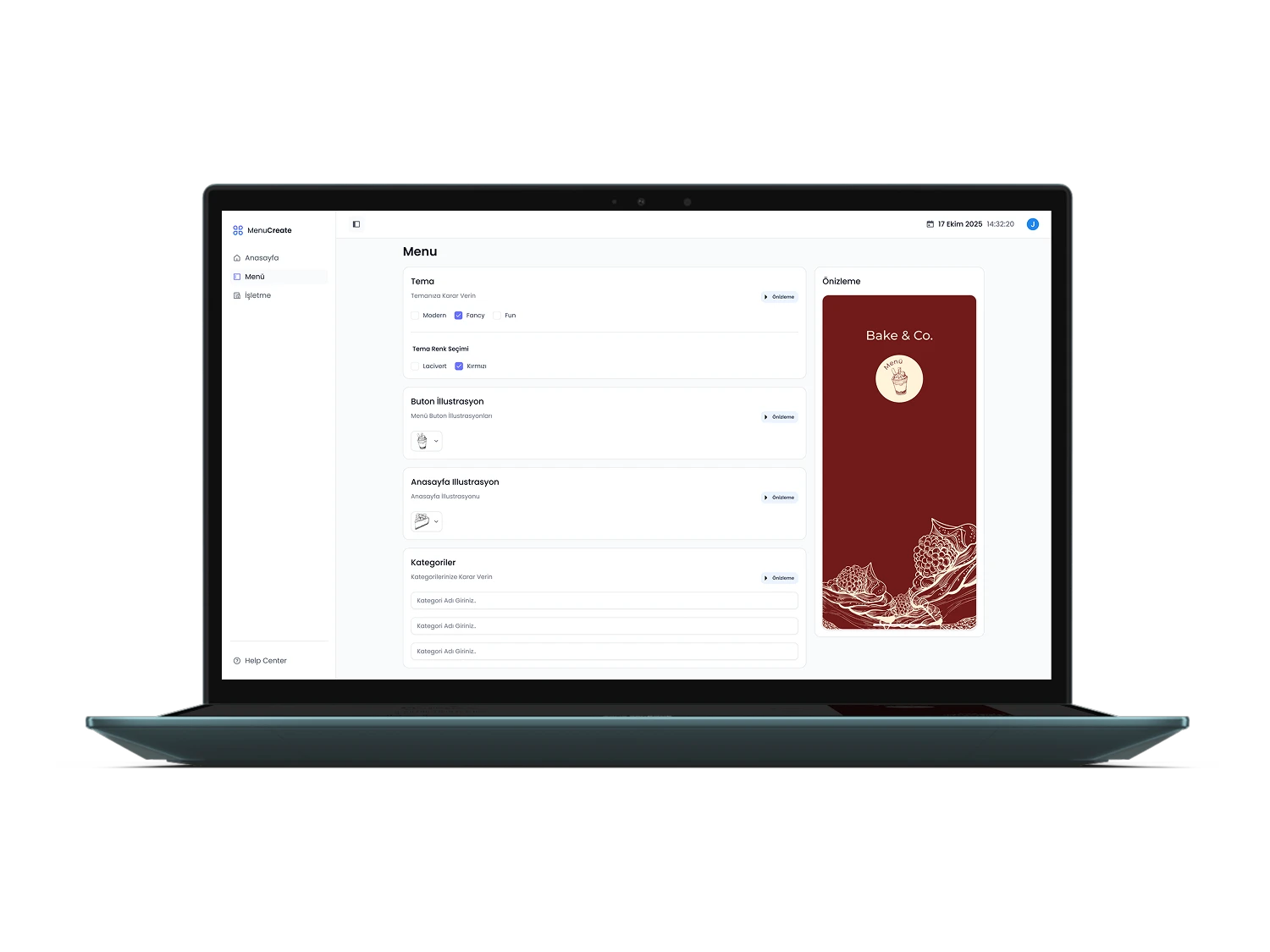 MenuCreate